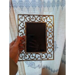 MICHAEL ARAM Dancing Heart's 4X6" Silver Tone Picture Frame